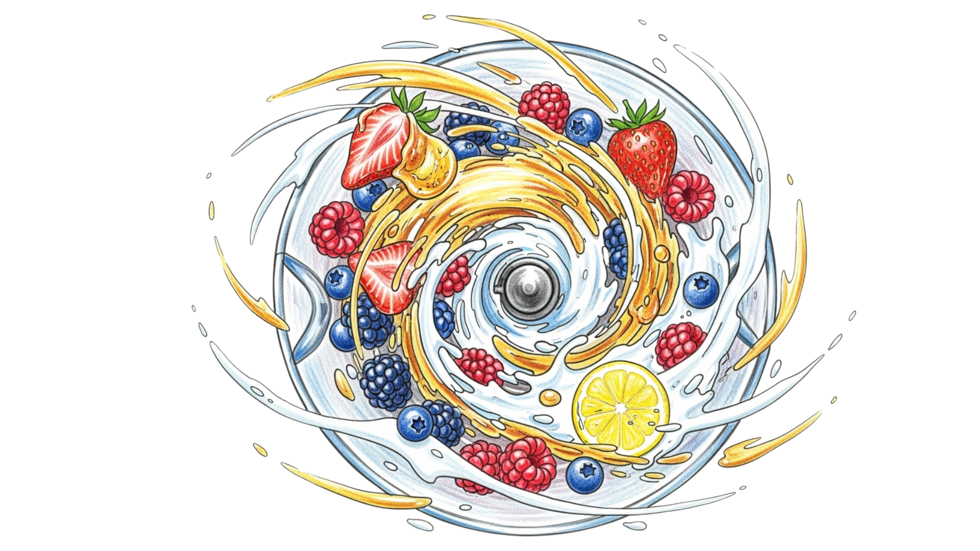 Bergbeere Step 3: Finished Mixture