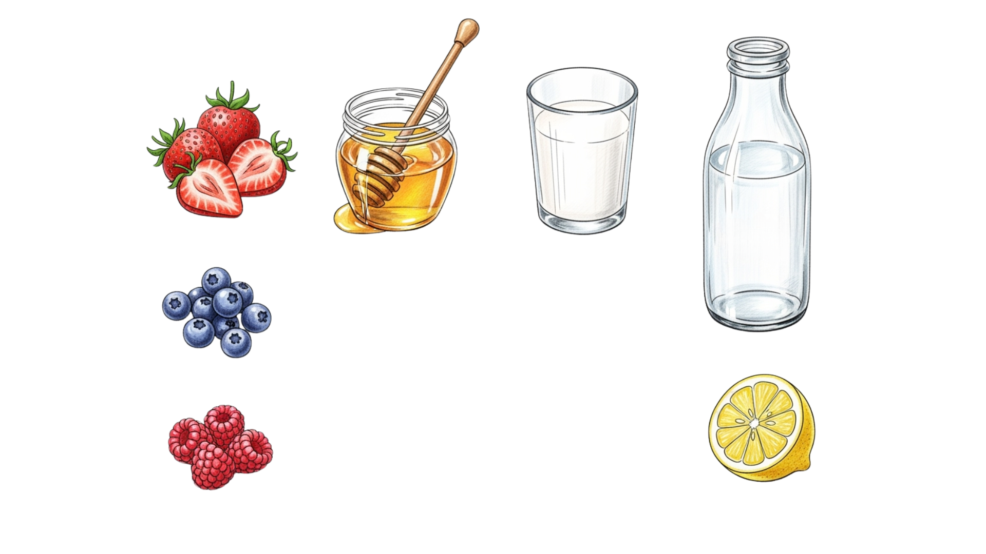 Bergbeere Step 1: Ingredients